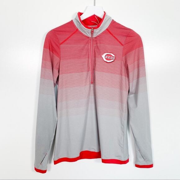 Cincinnati Reds Antigua Speed Half-Zip NWT - Picture 1 of 9